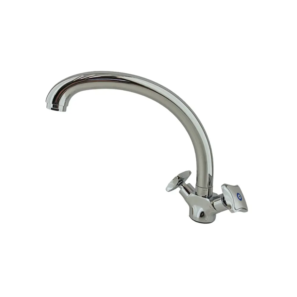 Фото Однорычажный смеситель Rainsberg R7113f-1 излив 20 см цвет серебристый Фото Однорычажный смеситель Rainsberg R7113f-1 излив 20 см цвет серебристый