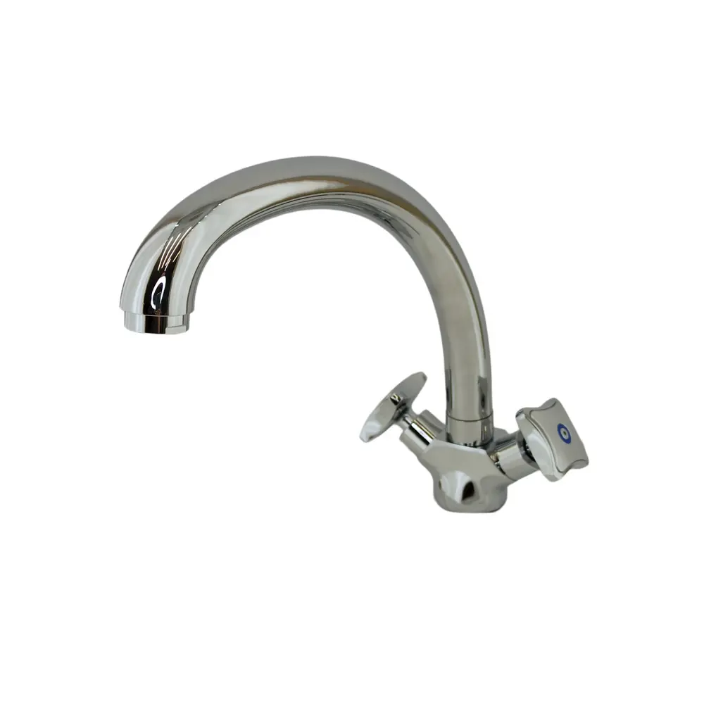 Фото 3 Однорычажный смеситель Rainsberg R7113f-1 излив 20 см цвет серебристый Фото 3 Однорычажный смеситель Rainsberg R7113f-1 излив 20 см цвет серебристый