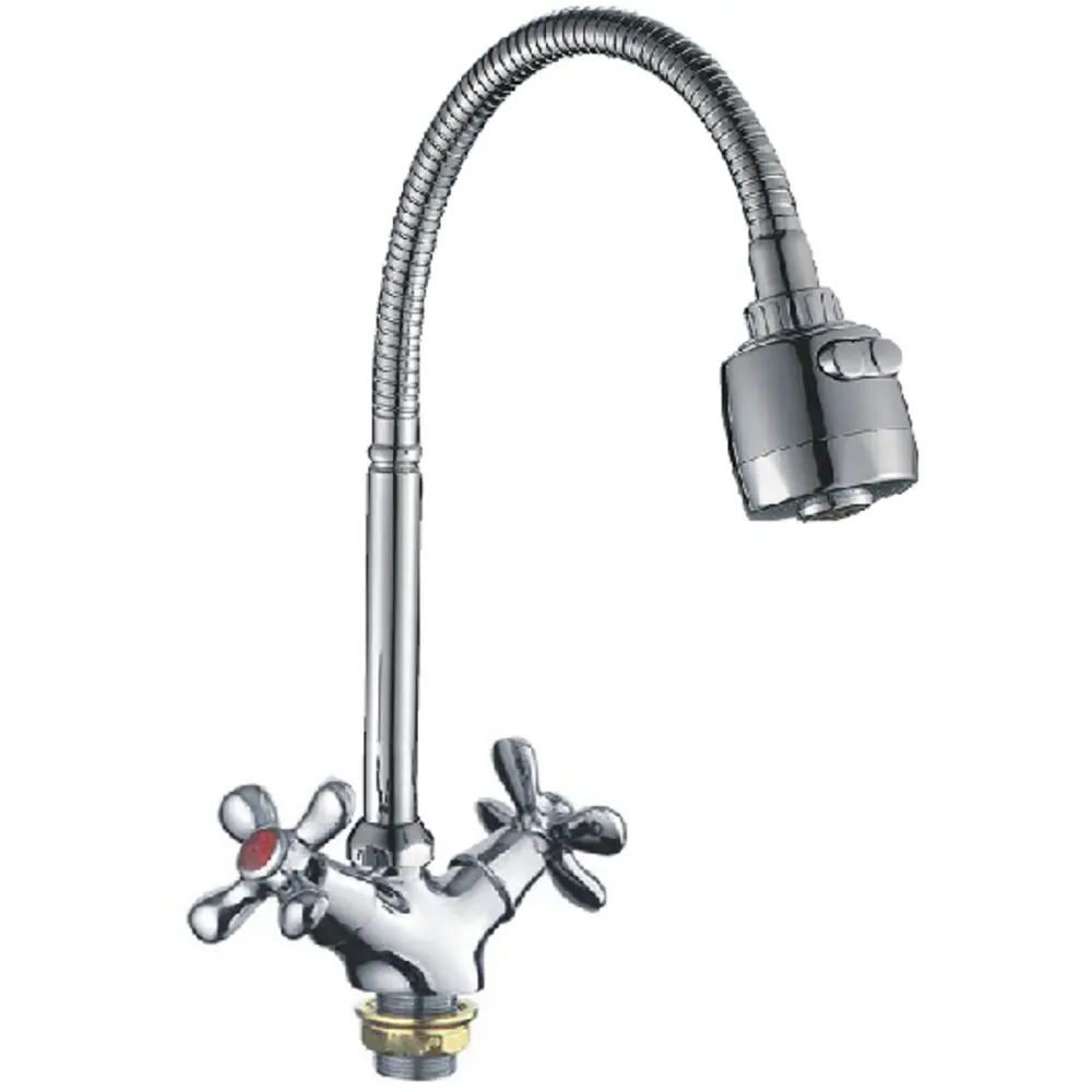 Фото 3 Однорычажный смеситель Rainsberg R7213f-8 излив 20 см цвет серебристый Фото 3 Однорычажный смеситель Rainsberg R7213f-8 излив 20 см цвет серебристый