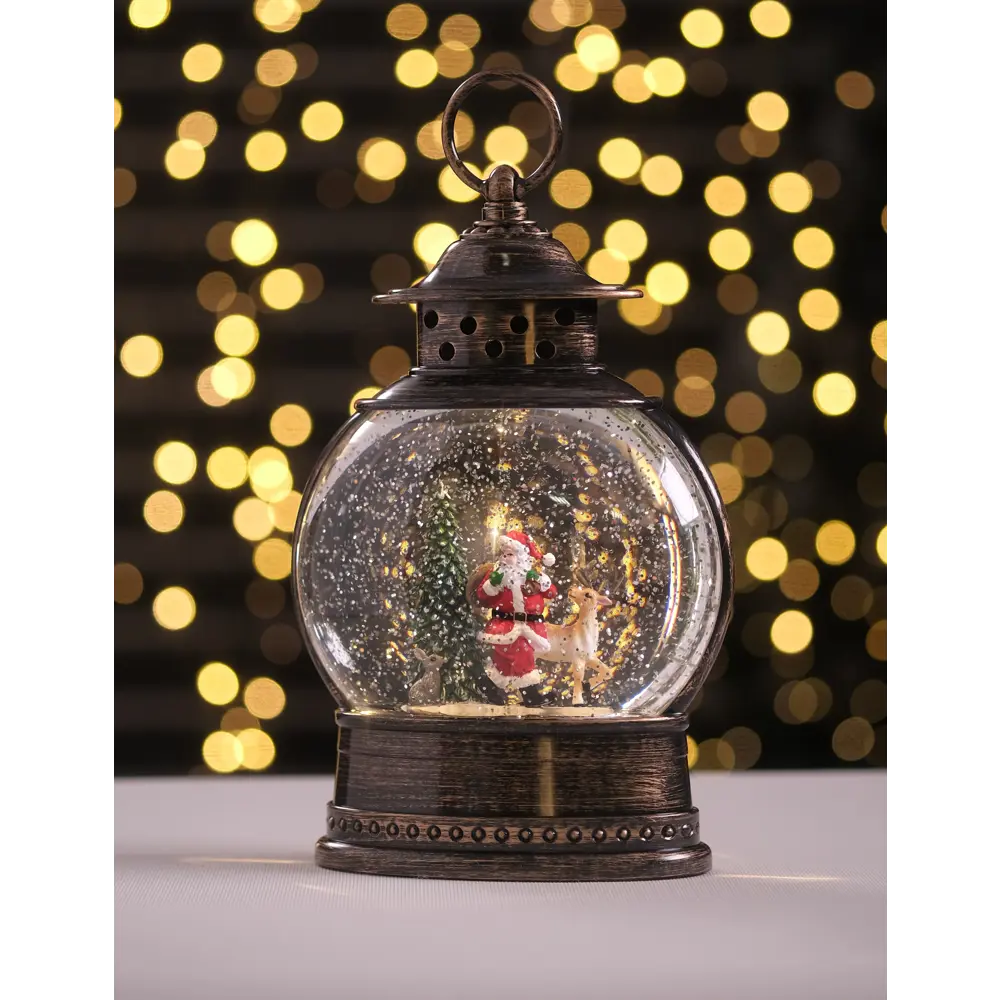 Фото Новогоднее украшение Merry Green WDL-2104A Фонарь 25x15x8.4 см с подсветкой и музыкой Фото Новогоднее украшение Merry Green WDL-2104A Фонарь 25x15x8.4 см с подсветкой и музыкой