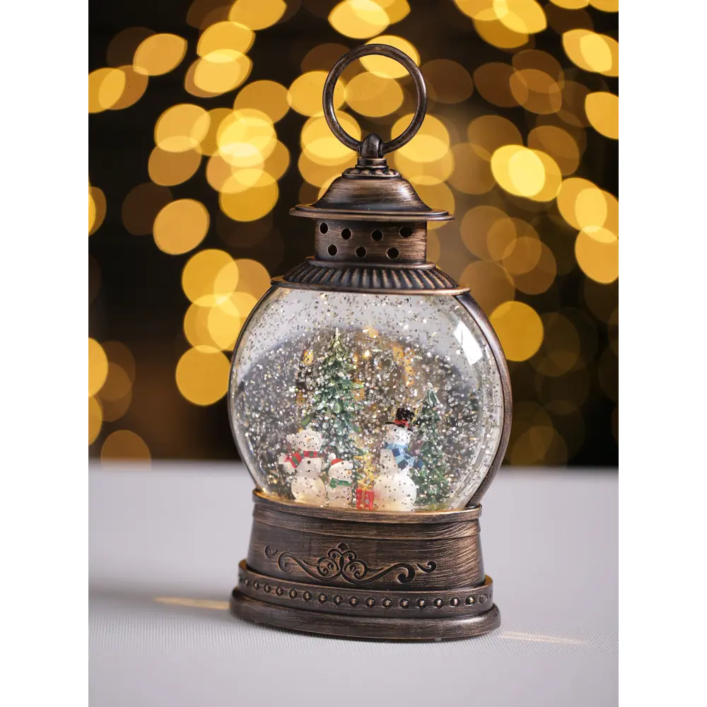 Фото Новогоднее украшение Merry Green Фонарь 20.4 x 12.5 x 12.5 см с подсветкой и музыкой Фото Новогоднее украшение Merry Green Фонарь 20.4 x 12.5 x 12.5 см с подсветкой и музыкой