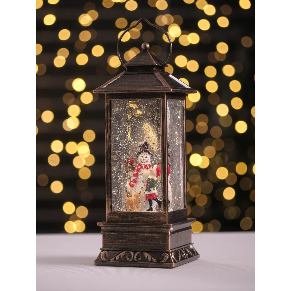 Фото Новогоднее украшение Merry Green Фонарик 27x10.5x10.5 см с подсветкой и музыкой Фото Новогоднее украшение Merry Green Фонарик 27x10.5x10.5 см с подсветкой и музыкой