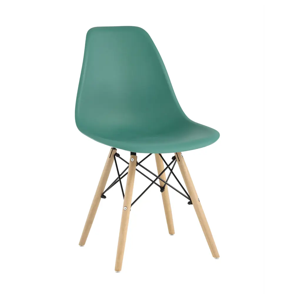 Фото 7 Комплект кухонных стульев 4 шт Стул груп DSW Style 81x42x46 см пластик цвет темно-зеленый Фото 7 Комплект кухонных стульев 4 шт Стул груп DSW Style 81x42x46 см пластик цвет темно-зеленый