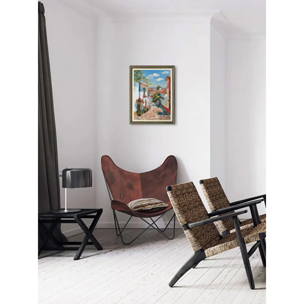 Фото 4 Алмазная мозаика холст на подрамнике Белоснежка 3865-AM-S Улочка в португальском поселке 30x40 см Фото 4 Алмазная мозаика холст на подрамнике Белоснежка 3865-AM-S Улочка в португальском поселке 30x40 см