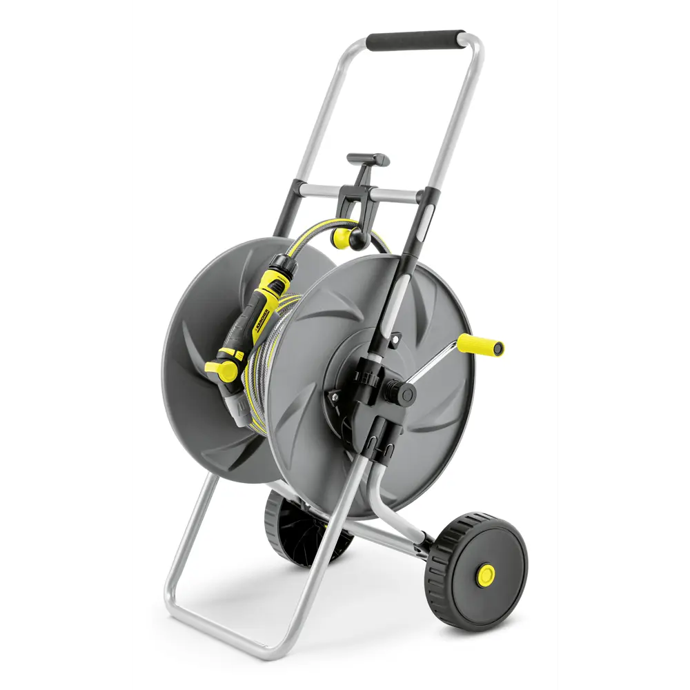Фото 3 Катушка для садового шланга Karcher до 80м пластик черный Фото 3 Катушка для садового шланга Karcher до 80м пластик черный