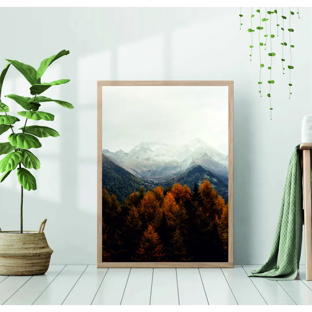 Фото Постер 28 картин "Осень в горах" 50x40 см в подарочном тубусе без рамы Фото Постер 28 картин "Осень в горах" 50x40 см в подарочном тубусе без рамы