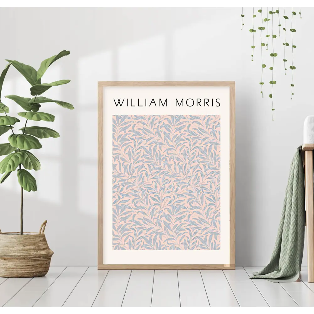 Фото Постер 28 картин "Моррис: розово-голубой узор" 50x40 см в подарочном тубусе без рамы Фото Постер 28 картин "Моррис: розово-голубой узор" 50x40 см в подарочном тубусе без рамы