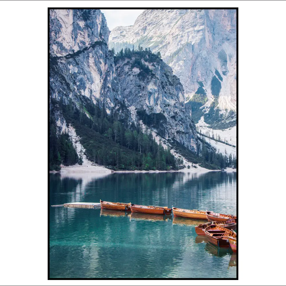 Фото 2 Постер 28 картин "Озеро брайес в горах. Италия" 50x40 см в подарочном тубусе без рамы Фото 2 Постер 28 картин "Озеро брайес в горах. Италия" 50x40 см в подарочном тубусе без рамы