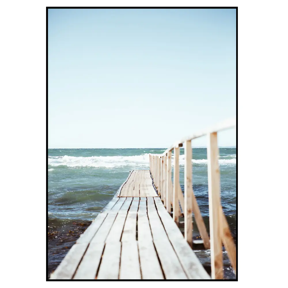 Фото 2 Постер 28 картин "Мостик в море" 70x50 см в подарочном тубусе без рамы Фото 2 Постер 28 картин "Мостик в море" 70x50 см в подарочном тубусе без рамы