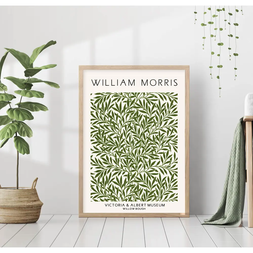 Фото Постер 28 картин "Моррис: ивовый сук" 70x50 см в подарочном тубусе без рамы Фото Постер 28 картин "Моррис: ивовый сук" 70x50 см в подарочном тубусе без рамы