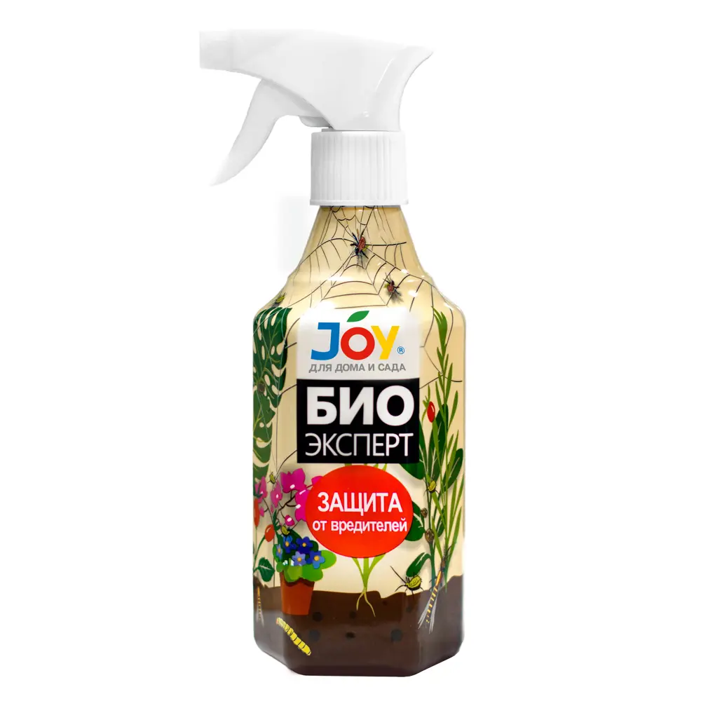 Фото Средство СЗР Биоэксперт JOY для защиты садовых растений от вредителей 400 мл Фото Средство СЗР Биоэксперт JOY для защиты садовых растений от вредителей 400 мл