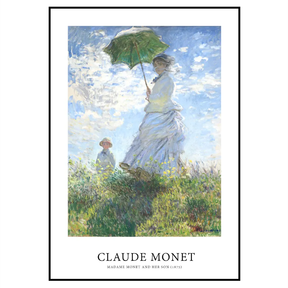 Фото 2 Постер 28 картин Моне: прогулка Дама с зонтиком 70x50 см в подарочном тубусе без рамы Фото 2 Постер 28 картин Моне: прогулка Дама с зонтиком 70x50 см в подарочном тубусе без рамы