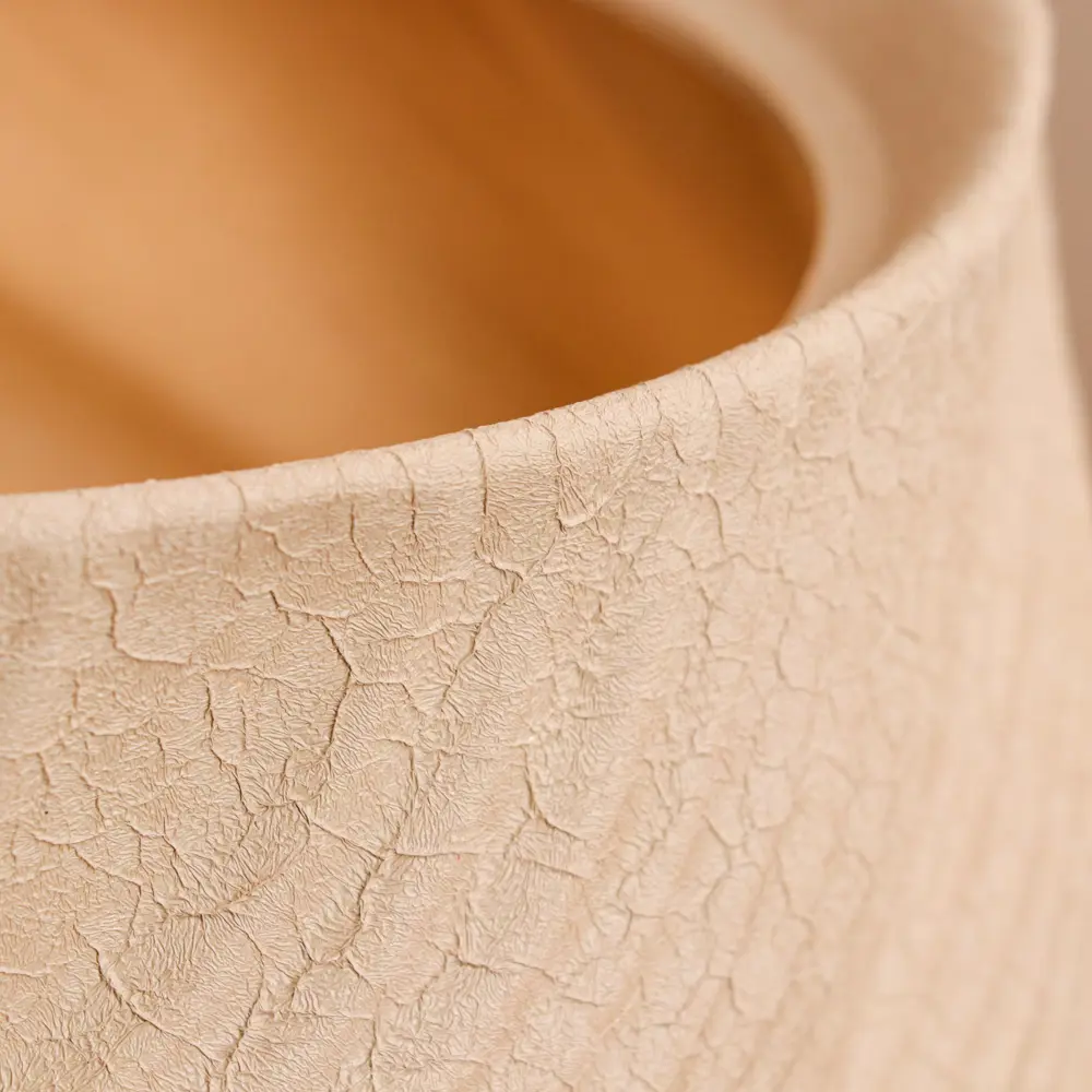Фото 5 Горшок цветочный Лофт Керамика ручной работы 23 см 22 см 5 л керамика бежевый