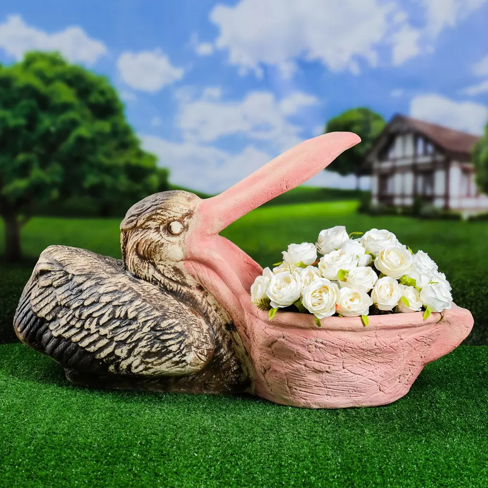 Фото 4 Кашпо Шамот Керамика ручной работы 36 см 44 см 5 л гипс коричневое Фото 4 Кашпо Шамот Керамика ручной работы 36 см 44 см 5 л гипс коричневое