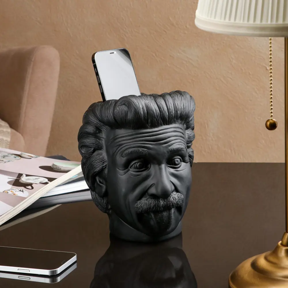 Фото 8 Кашпо Головы известных людей Nana ceramics 17 см 21 см 5 л керамика черное Фото 8 Кашпо Головы известных людей Nana ceramics 17 см 21 см 5 л керамика черное