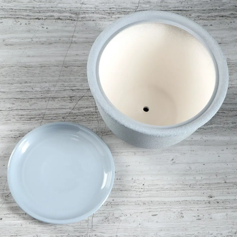 Фото 3 Горшок цветочный Лофт Nana ceramics 23 см 19 см 4 л керамика серый Фото 3 Горшок цветочный Лофт Nana ceramics 23 см 19 см 4 л керамика серый