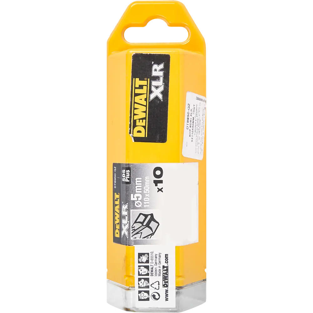 Фото 4 Бур по бетону SDS-plus Dewalt 5x110 мм, 10 шт. Фото 4 Бур по бетону SDS-plus Dewalt 5x110 мм, 10 шт.