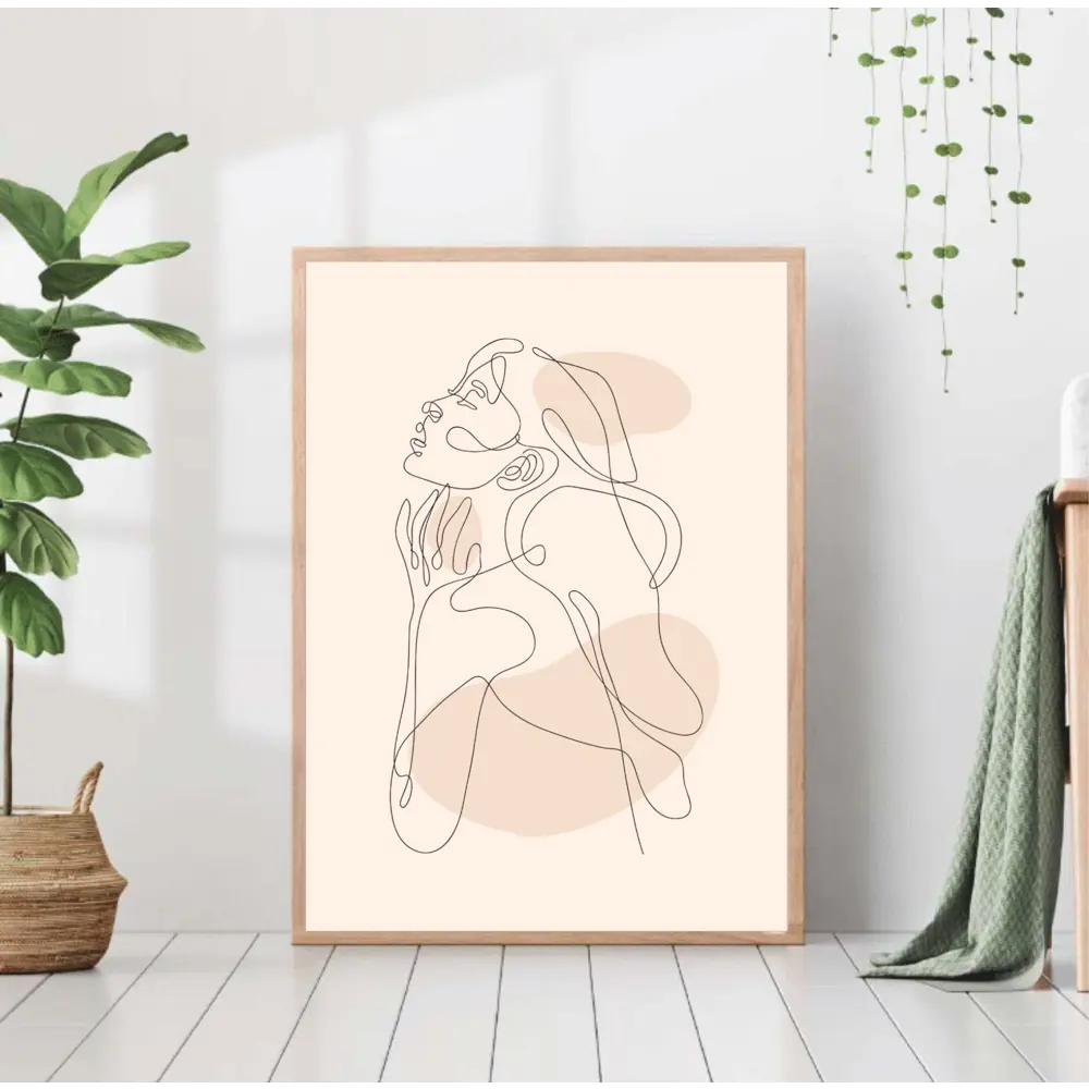 Фото Постер 28 картин "Девушка рисунок линиями" 40x50 см в подарочном тубусе без рамы Фото Постер 28 картин "Девушка рисунок линиями" 40x50 см в подарочном тубусе без рамы