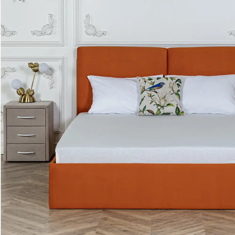 Фото 5 Кровать Dg-home Альба 166x100x200 см цвет оранжевый Фото 5 Кровать Dg-home Альба 166x100x200 см цвет оранжевый