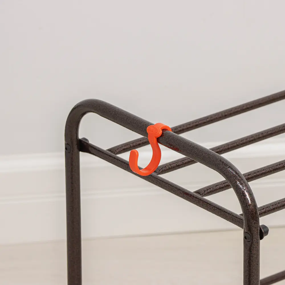 Фото 4 Обувница 2 полки Зми 87x45x30 см металл цвет медный