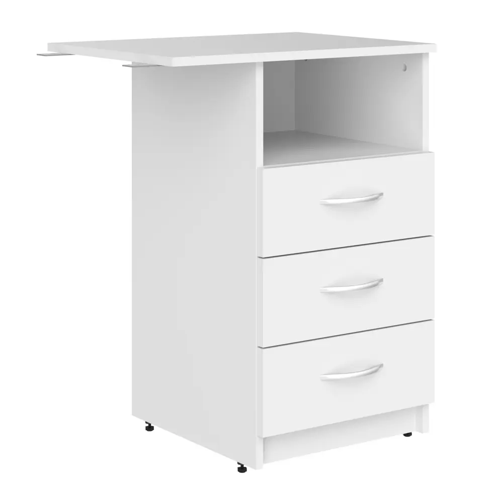 Фото 2 Тумба напольная Skyland Simple 60x45x76 см 4 ящика ЛДСП цвет белый Фото 2 Тумба напольная Skyland Simple 60x45x76 см 4 ящика ЛДСП цвет белый