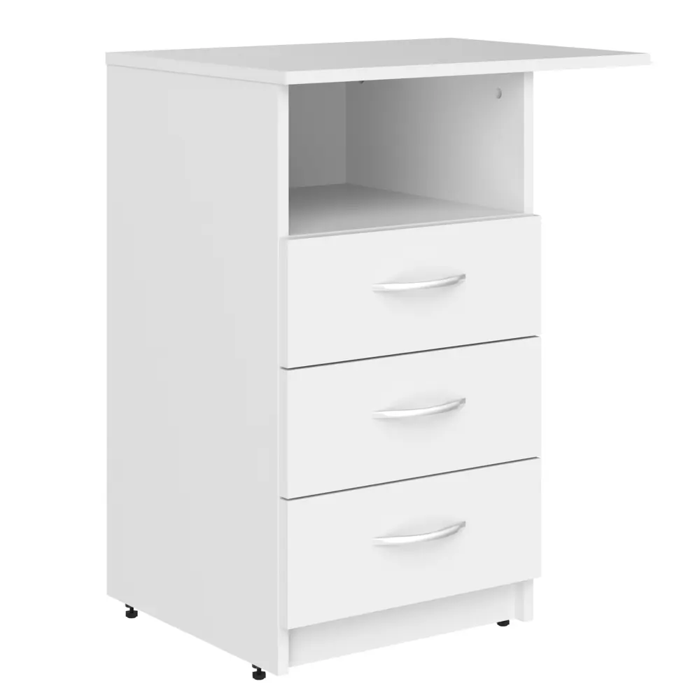 Фото Тумба напольная Skyland Simple 60x45x76 см 4 ящика ЛДСП цвет белый Фото Тумба напольная Skyland Simple 60x45x76 см 4 ящика ЛДСП цвет белый