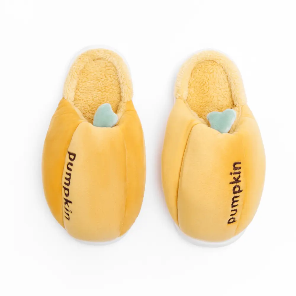 Фото Тапочки Amaro Home Pumpkin закрытый нос желтый р.36-37 Фото Тапочки Amaro Home Pumpkin закрытый нос желтый р.36-37