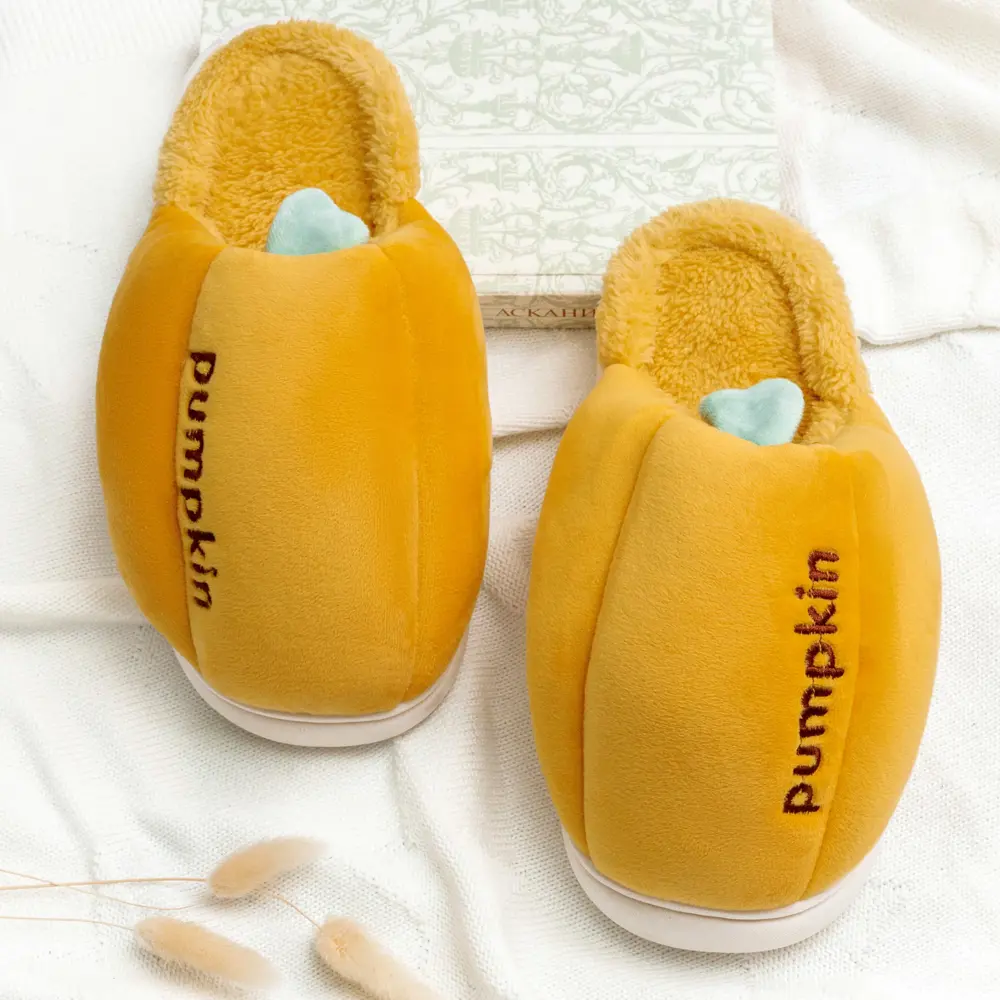 Фото 2 Тапочки Amaro Home Pumpkin закрытый нос желтый р.38-39 Фото 2 Тапочки Amaro Home Pumpkin закрытый нос желтый р.38-39