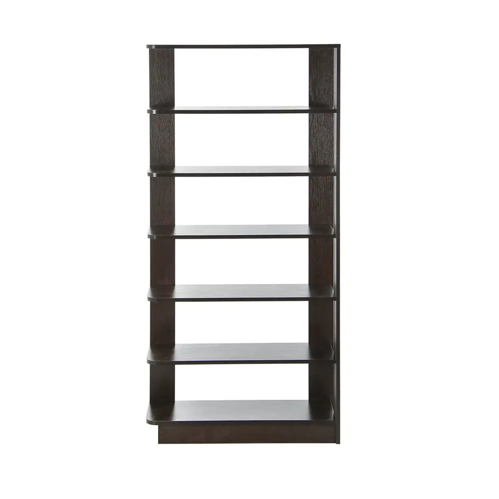 Фото Стеллаж Клик мебель 80x30x163 см ЛДСП цвет венге темный Фото Стеллаж Клик мебель 80x30x163 см ЛДСП цвет венге темный