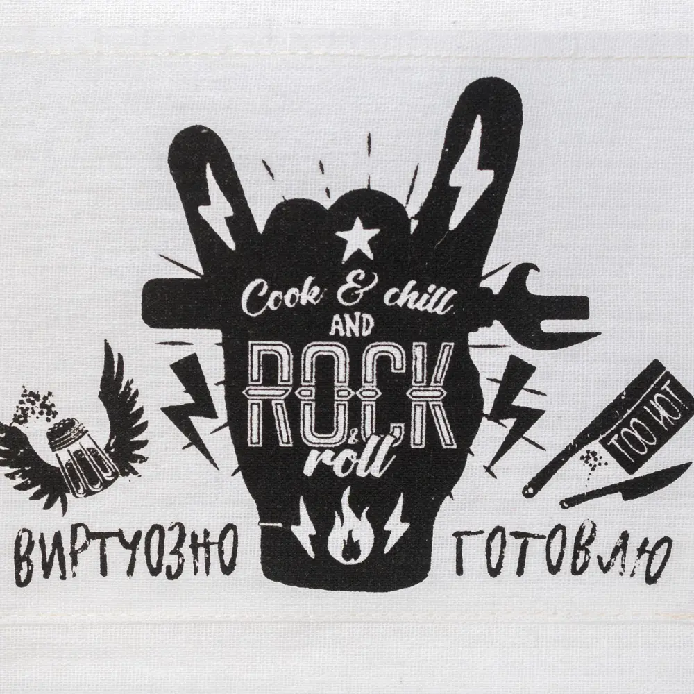 Фото 4 Органайзер Этель Rock-n-Roll 20x56 см цвет черный/белый Фото 4 Органайзер Этель Rock-n-Roll 20x56 см цвет черный/белый