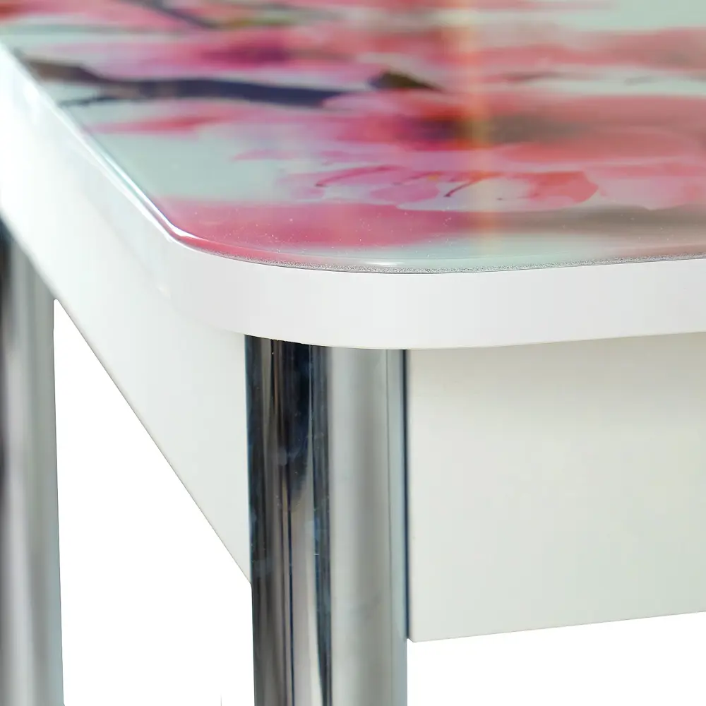 Фото 4 Стол прямоугольный Simaland Падова 100x100 см ЛДСП цвет белый/розовый