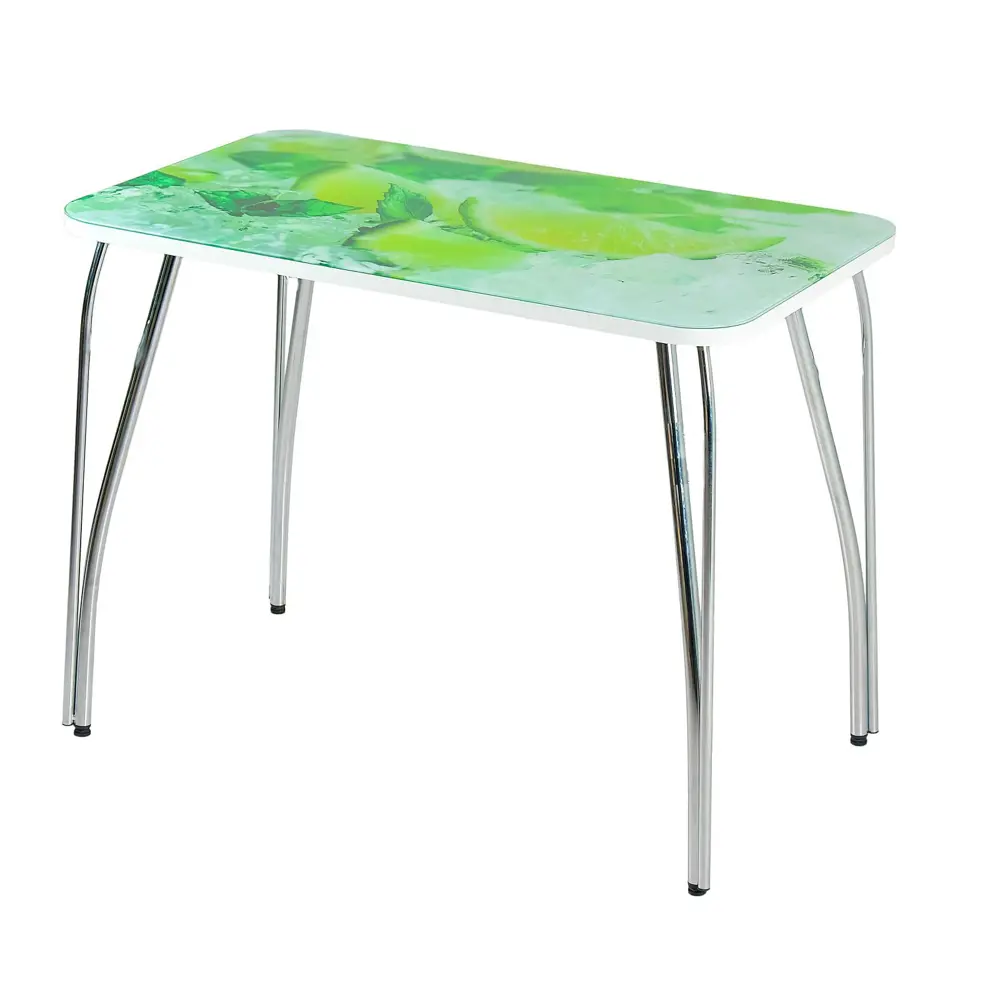 Фото Стол прямоугольный Simaland Stark 100x100 см ЛДСП цвет зеленый