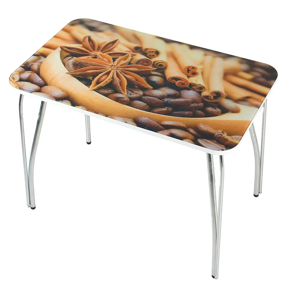 Фото 3 Стол прямоугольный Simaland Орма 100x100 см ЛДСП цвет коричневый