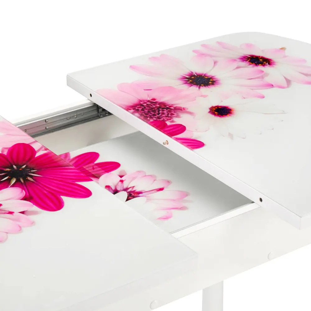 Фото 3 Стол прямоугольный Simaland Эрвин 110x150 см ЛДСП цвет белый/темно-розовый Фото 3 Стол прямоугольный Simaland Эрвин 110x150 см ЛДСП цвет белый/темно-розовый