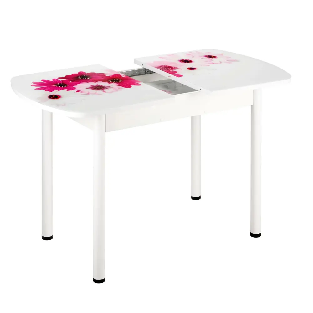 Фото 2 Стол прямоугольный Simaland Эрвин 110x150 см ЛДСП цвет белый/темно-розовый Фото 2 Стол прямоугольный Simaland Эрвин 110x150 см ЛДСП цвет белый/темно-розовый