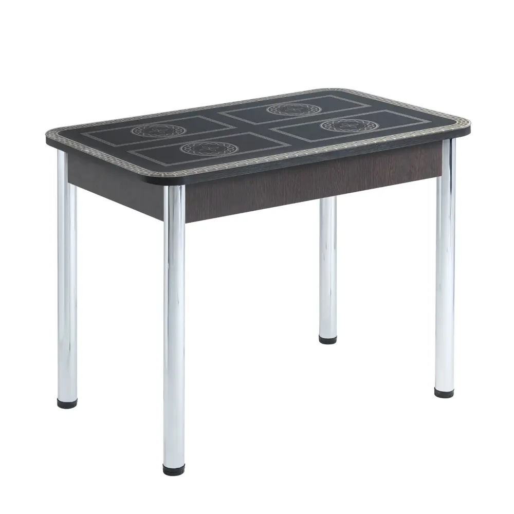 Фото Стол прямоугольный Simaland Поллок 100x100 см стекло цвет венге