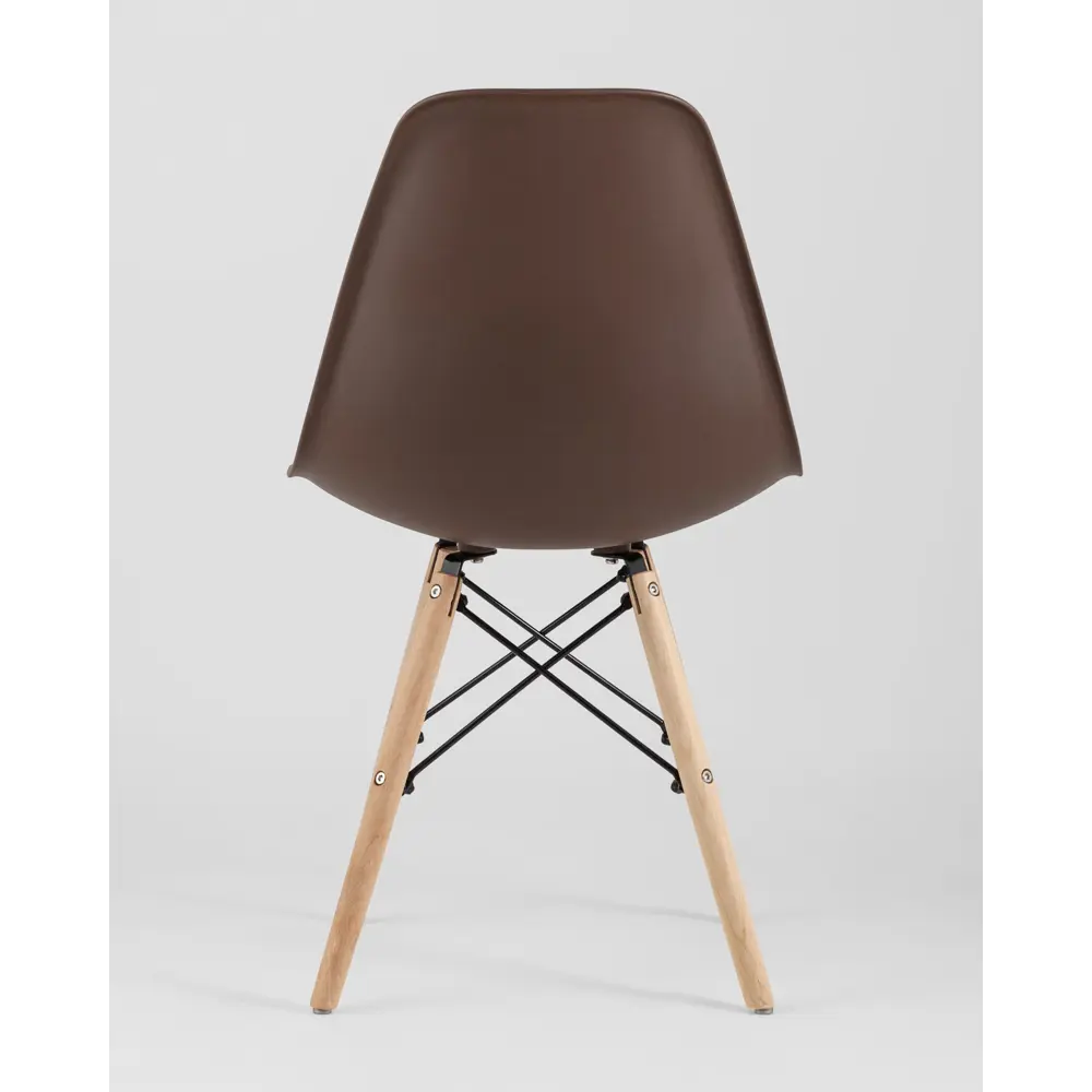 Фото Кухонный стул Wwbt 81x41x46 см abs-пластик цвет коричневый