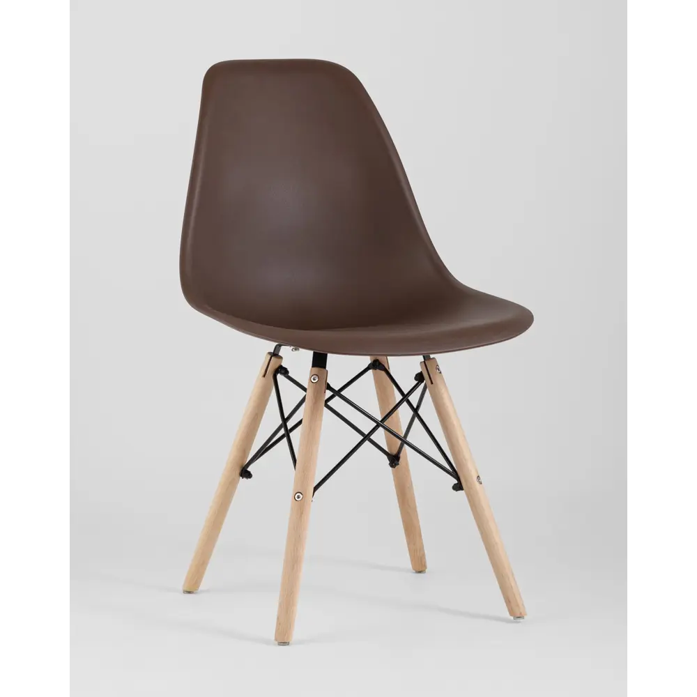 Фото Комплект стульев 2 шт Wwbt 81x41x46 см abs-пластик цвет коричневый