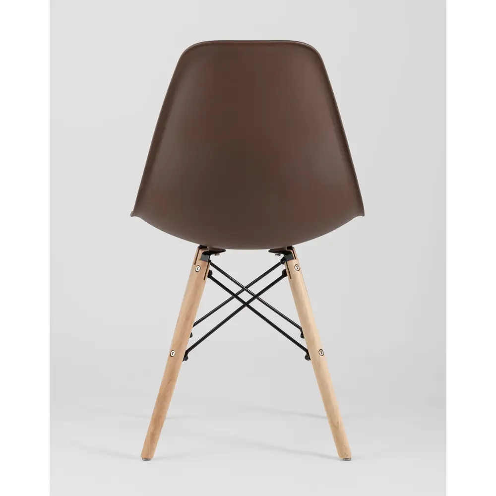 Фото 3 Комплект стульев 2 шт Wwbt 81x41x46 см abs-пластик цвет коричневый