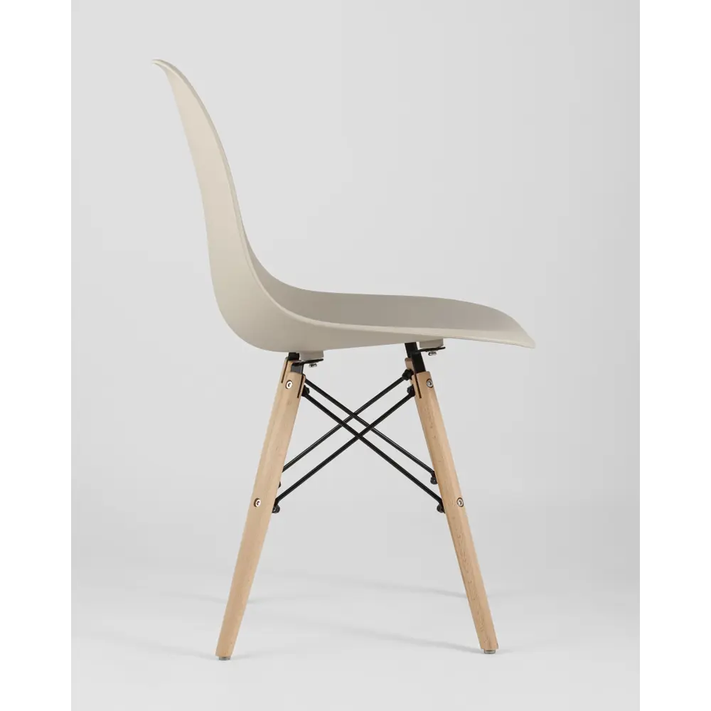 Фото Комплект стульев 2 шт Wwbt 81x41x46 см abs-пластик цвет бежевый