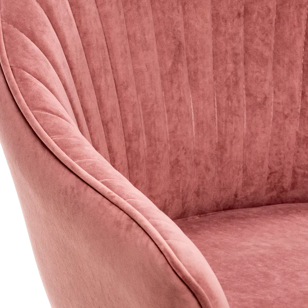 Фото 6 Кухонный стул Leset Вайд 90.5x64x49 см велюр цвет персиковый/черный Фото 6 Кухонный стул Leset Вайд 90.5x64x49 см велюр цвет персиковый/черный