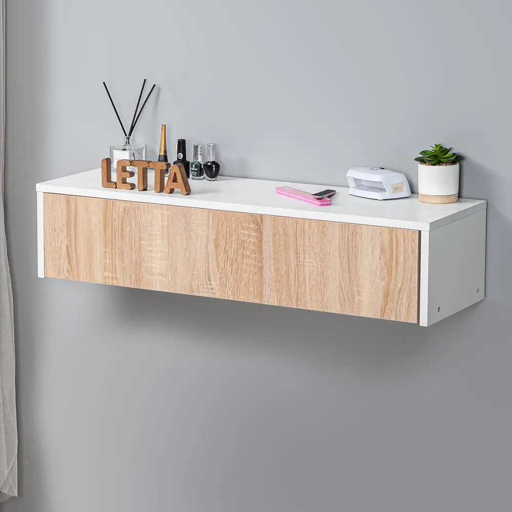 Фото 5 Туалетный столик Letta 61x20x28.4 см цвет белый/бежевый Фото 5 Туалетный столик Letta 61x20x28.4 см цвет белый/бежевый