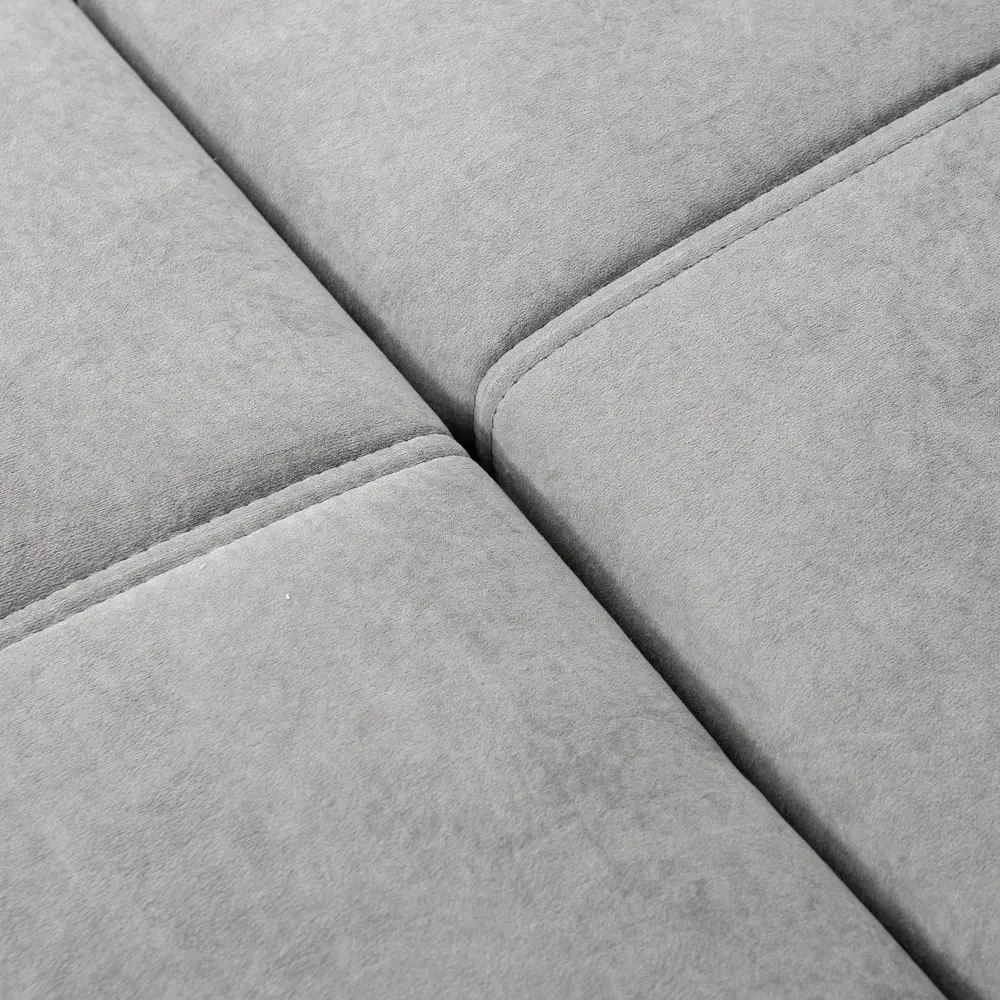 Фото 10 Диван Letta Рокфорд 223x75x102.5 см велюр цвет серый