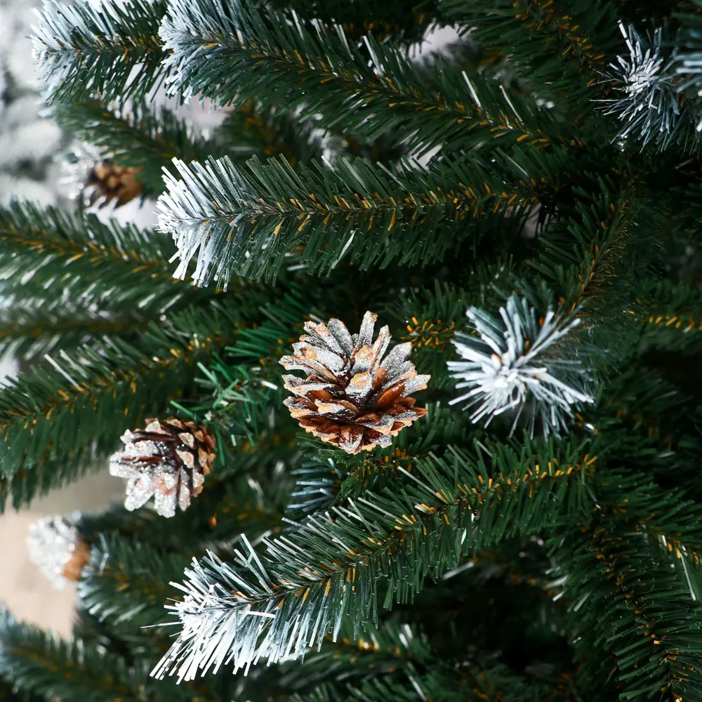 Фото 2 Ель новогодняя искусственная Зимнее волшебство 9242356 Таёжная элитная заснеженная 220 см Фото 2 Ель новогодняя искусственная Зимнее волшебство 9242356 Таёжная элитная заснеженная 220 см