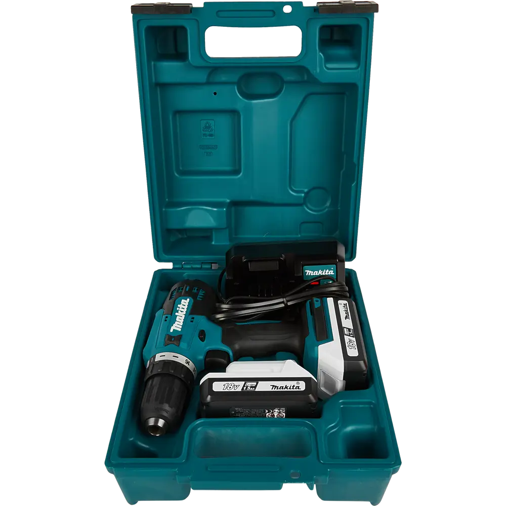 Фото 6 Дрель-шуруповерт аккумуляторная Makita DF488DWE, 18 В Li-ion 2x1.5 Ач Фото 6 Дрель-шуруповерт аккумуляторная Makita DF488DWE, 18 В Li-ion 2x1.5 Ач