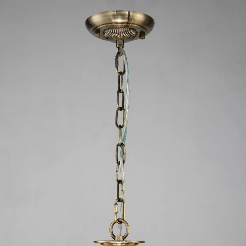 Фото 3 Люстра подвесная светодиодная FAVOURITE F-Promo Imber 2639-5P 15 м² нейтральный белый свет цвет Медь