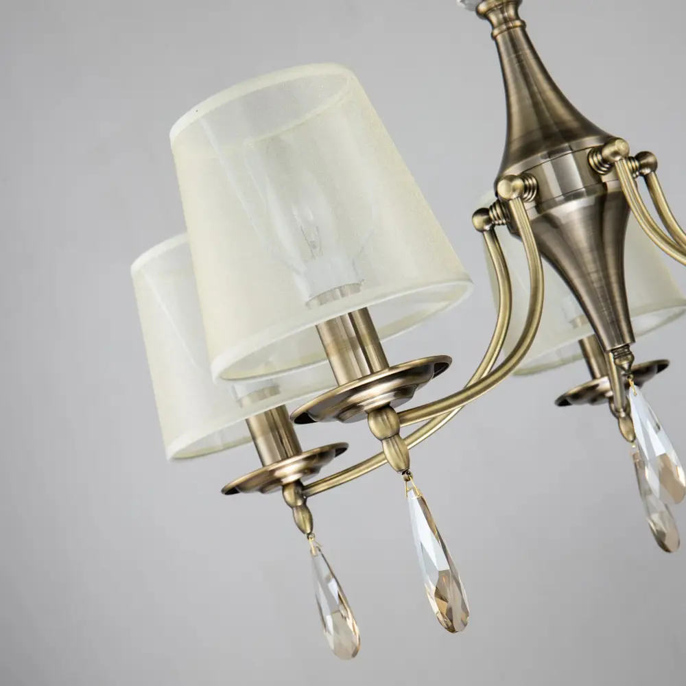 Фото 6 Люстра подвесная светодиодная FAVOURITE F-Promo Imber 2639-5P 15 м² нейтральный белый свет цвет Медь