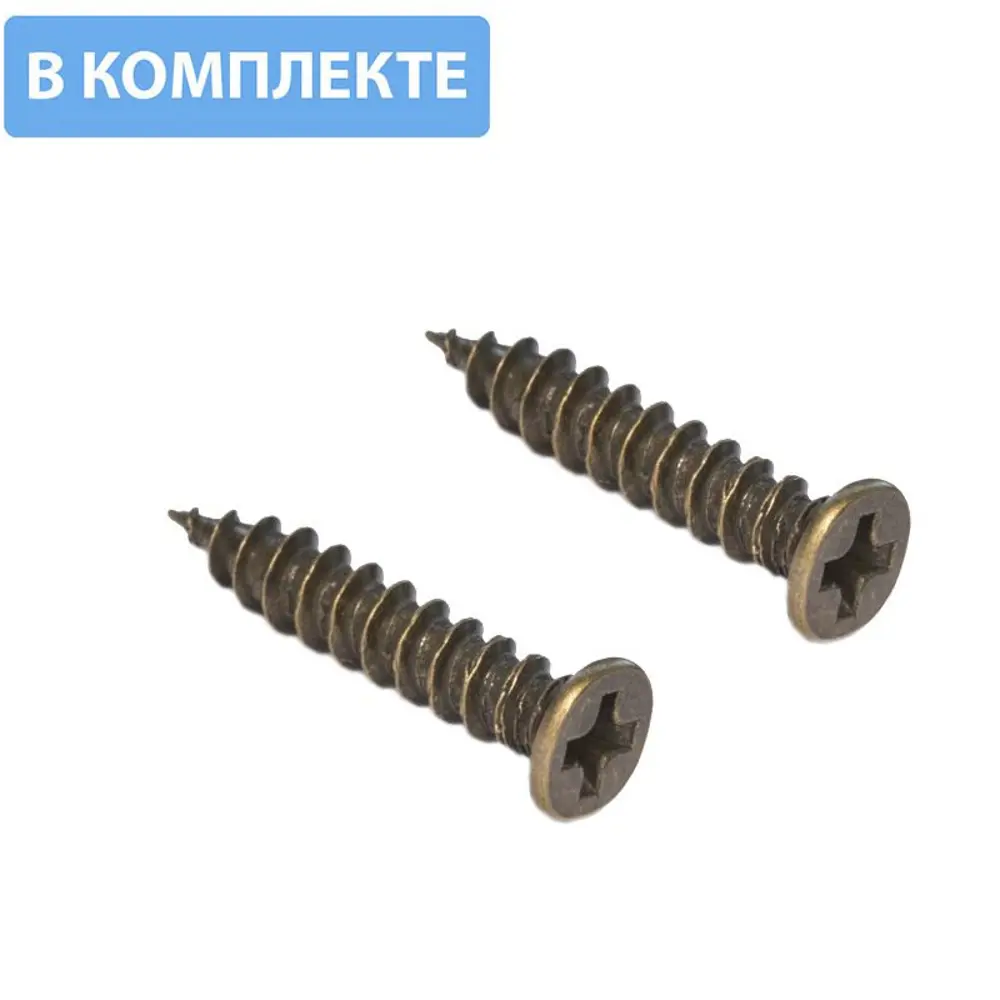 Фото 2 Крючок мебельный GTV WZ-B0-K23-04 эконом старое золото Фото 2 Крючок мебельный GTV WZ-B0-K23-04 эконом старое золото