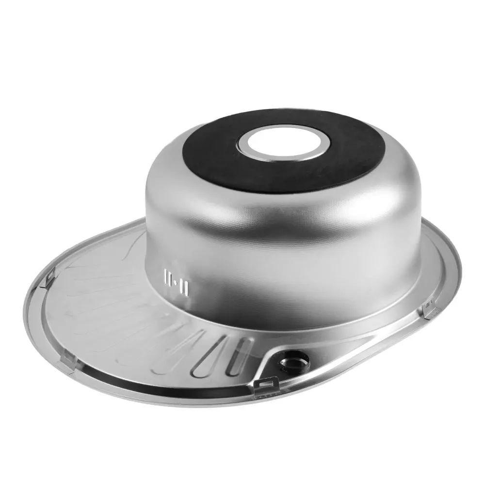 Фото 3 Врезная мойка Mixline 5381571 57x45x18 см нержавеющая сталь цвет хромированный Фото 3 Врезная мойка Mixline 5381571 57x45x18 см нержавеющая сталь цвет хромированный
