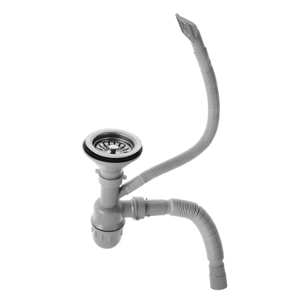 Фото 4 Врезная мойка Mixline 5381568 57x45x16 см нержавеющая сталь цвет хромированный